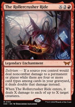 The Rollercrusher Ride⁣ - Duskmourn: House of Horror⁣ (Mythic)⁣ [155]