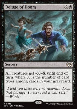 Deluge of Doom - Commander: Duskmourn: House of Horror (Rare) [DSC-18]