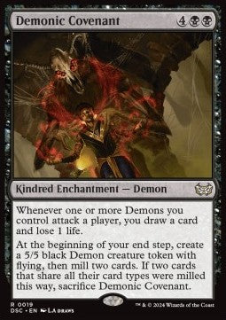 Demonic Covenant⁣ - Commander: Duskmourn: House of Horror⁣ (Rare)⁣ [19]