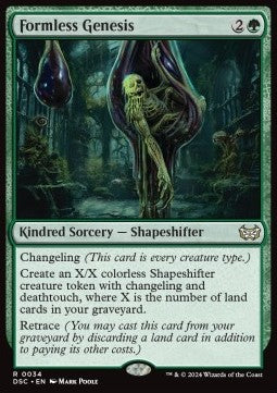 Formless Genesis⁣ - Commander: Duskmourn: House of Horror⁣ (Rare)⁣ [34]