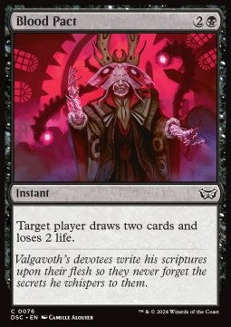Blood Pact⁣ - Commander: Duskmourn: House of Horror⁣ (Common)⁣ [76]