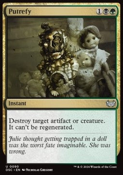 Putrefy⁣ - Commander: Duskmourn: House of Horror⁣ (Uncommon)⁣ [90]