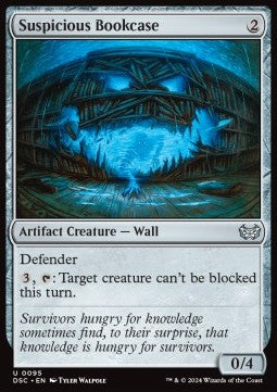 Suspicious Bookcase - Commander: Duskmourn: House of Horror (Uncommon) [DSC-95]
