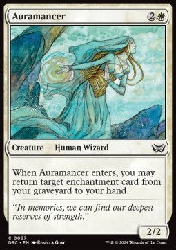 Auramancer⁣ - Commander: Duskmourn: House of Horror⁣ (Common)⁣ [97]