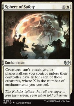 Sphere of Safety⁣ - Commander: Duskmourn: House of Horror⁣ (Uncommon)⁣ [104]