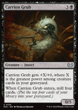 Carrion Grub⁣ - Commander: Duskmourn: House of Horror⁣ (Uncommon)⁣ [134]