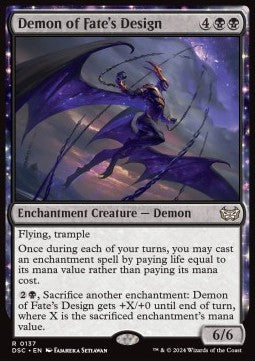 Demon of Fate's Design⁣ - Commander: Duskmourn: House of Horror⁣ (Rare)⁣ [137]