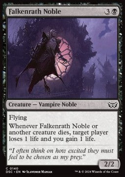 Falkenrath Noble⁣ - Commander: Duskmourn: House of Horror⁣ (Common)⁣ [140]