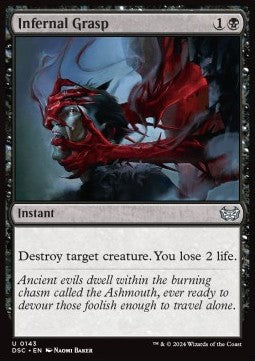 Infernal Grasp⁣ - Commander: Duskmourn: House of Horror⁣ (Uncommon)⁣ [143]