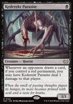 Kederekt Parasite - Commander: Duskmourn: House of Horror (Rare) [DSC-144]