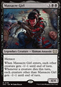 Massacre Girl⁣ - Commander: Duskmourn: House of Horror⁣ (Rare)⁣ [146]
