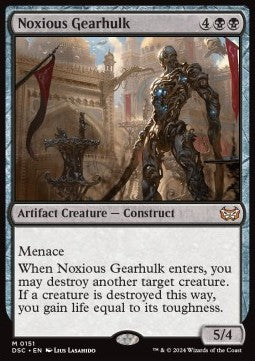 Noxious Gearhulk⁣ - Commander: Duskmourn: House of Horror⁣ (Mythic)⁣ [151]