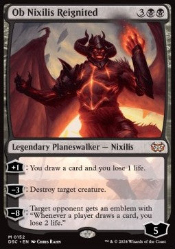 Ob Nixilis Reignited⁣ - Commander: Duskmourn: House of Horror⁣ (Mythic)⁣ [152]