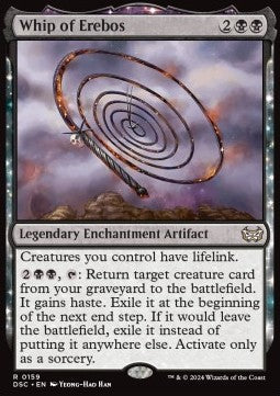 Whip of Erebos⁣ - Commander: Duskmourn: House of Horror⁣ (Rare)⁣ [159]