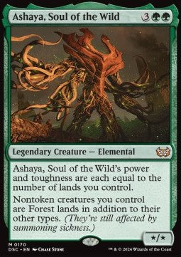 Ashaya, Soul of the Wild⁣ - Commander: Duskmourn: House of Horror⁣ (Mythic)⁣ [170]