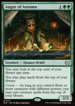 Augur of Autumn - Commander: Duskmourn: House of Horror (Rare) [DSC-171]