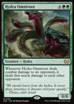 Hydra Omnivore⁣ - Commander: Duskmourn: House of Horror⁣ (Mythic)⁣ [185]