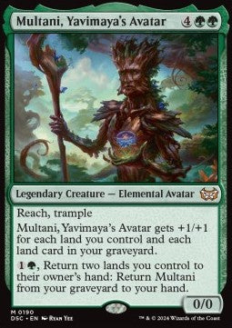 Multani, Yavimaya's Avatar - Commander: Duskmourn: House of Horror (Mythic) [DSC-190]