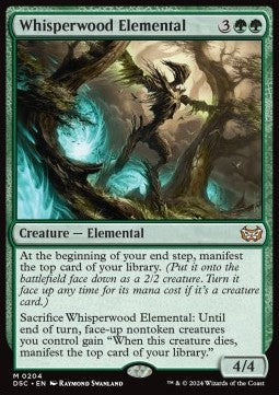 Whisperwood Elemental⁣ - Commander: Duskmourn: House of Horror⁣ (Mythic)⁣ [204]