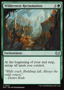 Wilderness Reclamation⁣ - Commander: Duskmourn: House of Horror⁣ (Uncommon)⁣ [205]