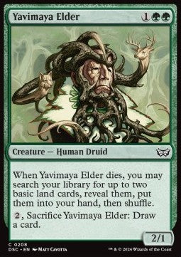 Yavimaya Elder⁣ - Commander: Duskmourn: House of Horror⁣ (Common)⁣ [208]