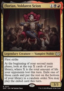 Florian, Voldaren Scion⁣ - Commander: Duskmourn: House of Horror⁣ (Rare)⁣ [217]