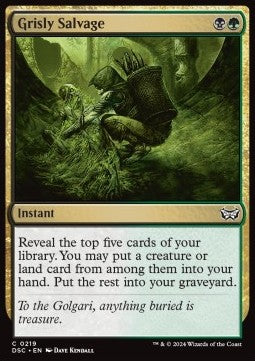 Grisly Salvage⁣ - Commander: Duskmourn: House of Horror⁣ (Common)⁣ [219]
