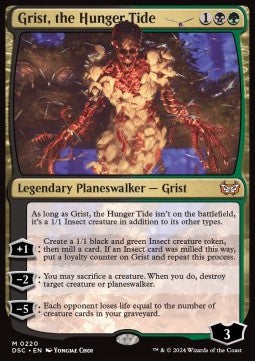 Grist, the Hunger Tide⁣ - Commander: Duskmourn: House of Horror⁣ (Mythic)⁣ [220]