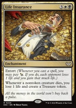 Life Insurance⁣ - Commander: Duskmourn: House of Horror⁣ (Rare)⁣ [224]
