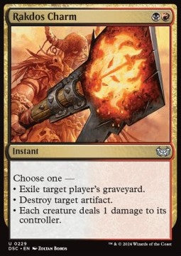 Rakdos Charm⁣ - Commander: Duskmourn: House of Horror⁣ (Uncommon)⁣ [229]