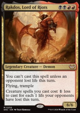 Rakdos, Lord of Riots⁣ - Commander: Duskmourn: House of Horror⁣ (Mythic)⁣ [230]