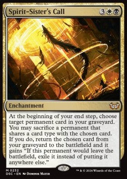 Spirit-Sister's Call⁣ - Commander: Duskmourn: House of Horror⁣ (Mythic)⁣ [232]