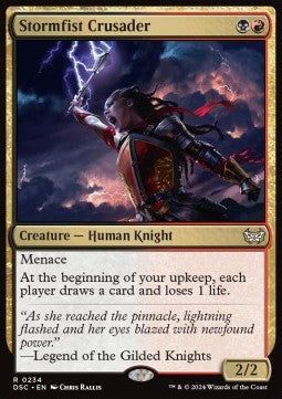 Stormfist Crusader⁣ - Commander: Duskmourn: House of Horror⁣ (Rare)⁣ [234]