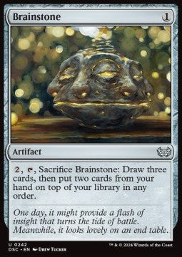 Brainstone⁣ - Commander: Duskmourn: House of Horror⁣ (Uncommon)⁣ [242]