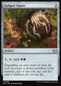 Golgari Signet⁣ - Commander: Duskmourn: House of Horror⁣ (Uncommon)⁣ [246]