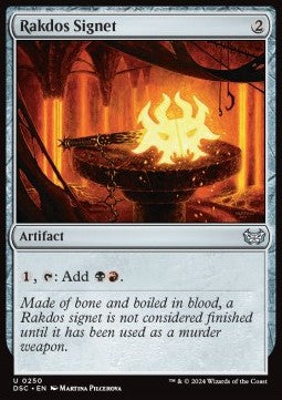 Rakdos Signet⁣ - Commander: Duskmourn: House of Horror⁣ (Uncommon)⁣ [250]