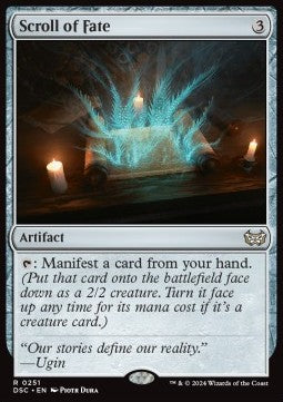 Scroll of Fate⁣ - Commander: Duskmourn: House of Horror⁣ (Rare)⁣ [251]