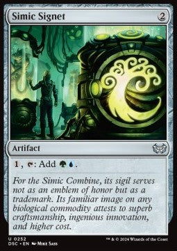 Simic Signet⁣ - Commander: Duskmourn: House of Horror⁣ (Uncommon)⁣ [252]