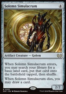 Solemn Simulacrum⁣ - Commander: Duskmourn: House of Horror⁣ (Rare)⁣ [253]