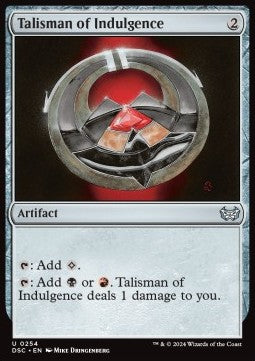 Talisman of Indulgence⁣ - Commander: Duskmourn: House of Horror⁣ (Uncommon)⁣ [254]