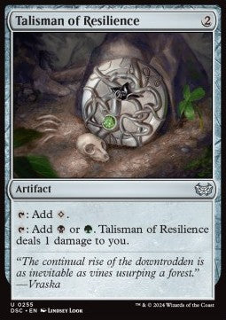 Talisman of Resilience⁣ - Commander: Duskmourn: House of Horror⁣ (Uncommon)⁣ [255]