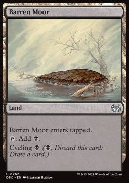 Barren Moor⁣ - Commander: Duskmourn: House of Horror⁣ (Uncommon)⁣ [262]