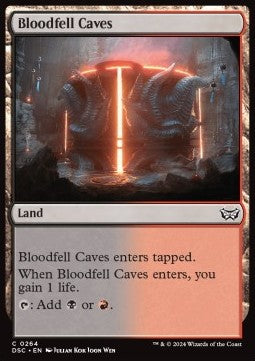 Bloodfell Caves⁣ - Commander: Duskmourn: House of Horror⁣ (Common)⁣ [264]
