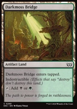 Darkmoss Bridge⁣ - Commander: Duskmourn: House of Horror⁣ (Common)⁣ [269]