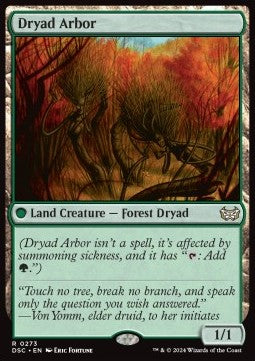 Dryad Arbor⁣ - Commander: Duskmourn: House of Horror⁣ (Rare)⁣ [273]