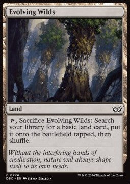 Evolving Wilds⁣ - Commander: Duskmourn: House of Horror⁣ (Common)⁣ [274]