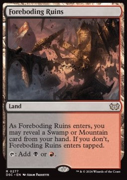 Foreboding Ruins⁣ - Commander: Duskmourn: House of Horror⁣ (Rare)⁣ [277]