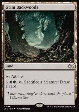 Grim Backwoods - Commander: Duskmourn: House of Horror (Rare) [DSC-281]