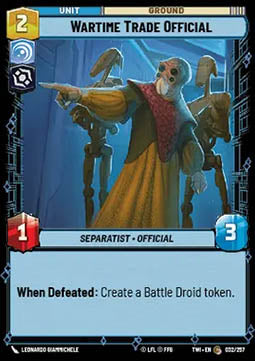 Wartime Trade Official - Twilight of the Republic (Common) [TWI-032]