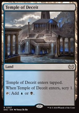 Temple of Deceit⁣ - Commander: Duskmourn: House of Horror⁣ (Rare)⁣ [307]